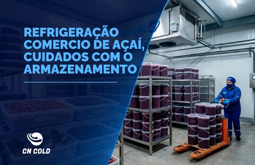 Refrigeração comercio de açaí, cuidados com o armazenamento