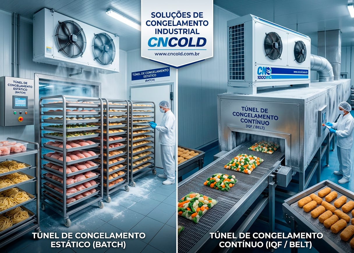 Dtq Tipos de Túneis de Congelamento cncold Dtq Tipos de Túneis de Congelamento cncold