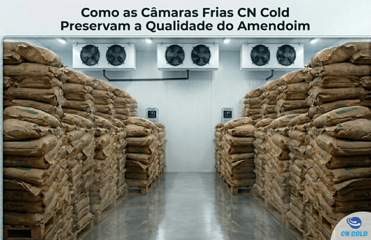 Câmaras Frias CN Cold Preservam a Qualidade do Amendoim