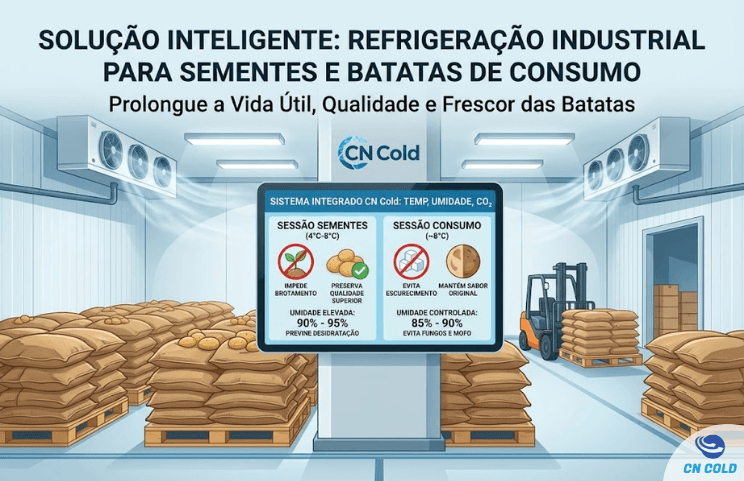 Armazenamento correto de Sementes de Batatas