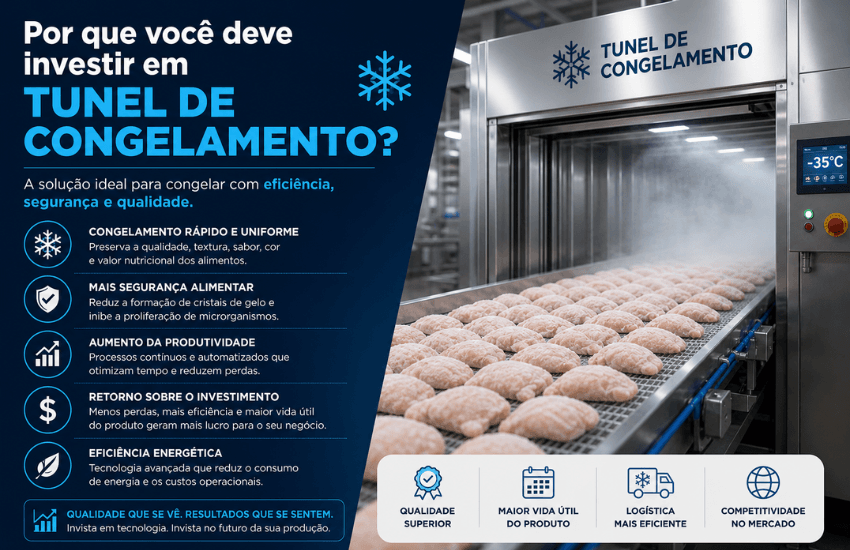 Por que você deve investir em Túnel de Congelamento